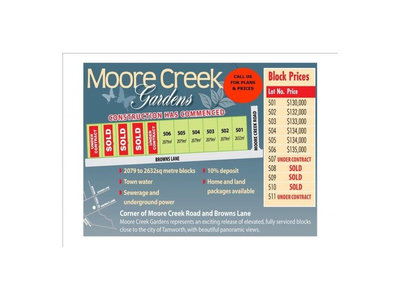 Lot 506 Moore Creek Gardens Browns Lane, Tamworth NSW 2340