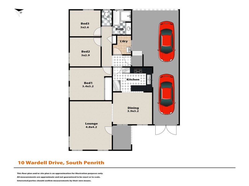 10 Wardell Drive, South Penrith NSW 2750 Floorplan