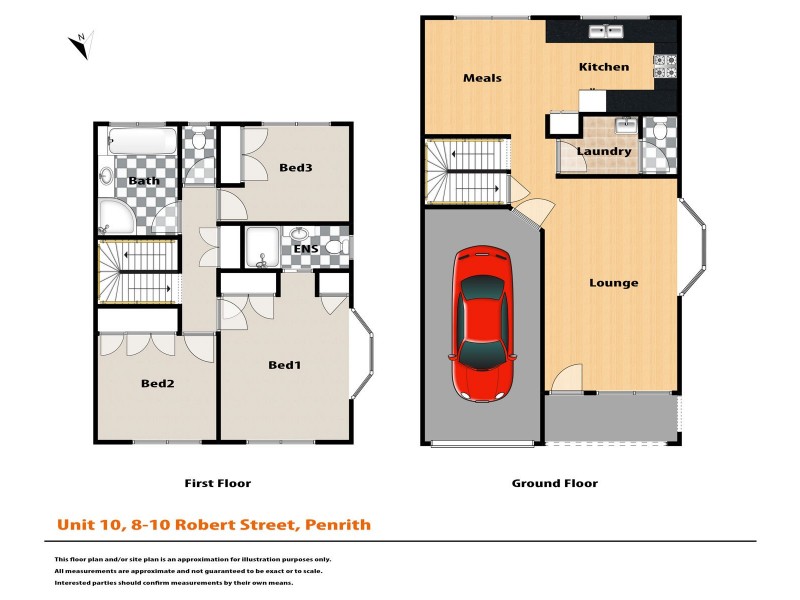 10/8-10 Robert Street, Penrith NSW 2750 Floorplan