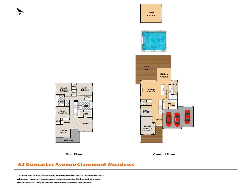 62 Doncaster Avenue, Claremont Meadows NSW 2747 Floorplan
