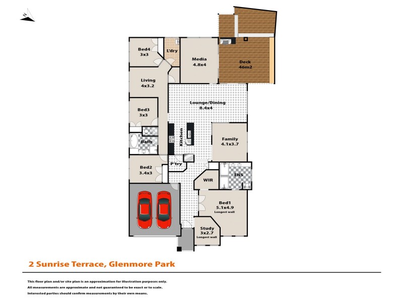2 Sunrise Terrace, Glenmore Park NSW 2745 Floorplan