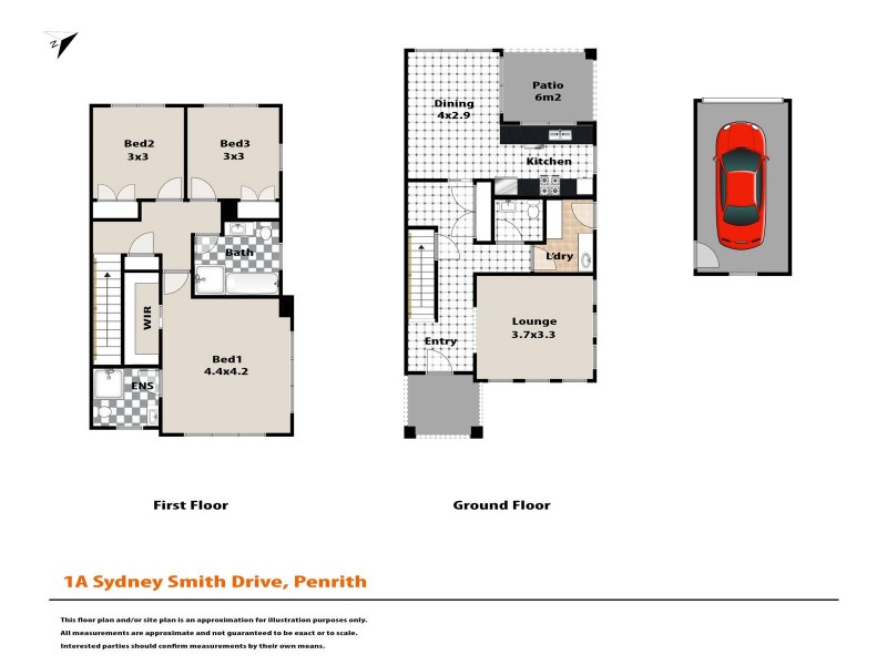 1A Sydney Smith Drive, Penrith NSW 2750 Floorplan