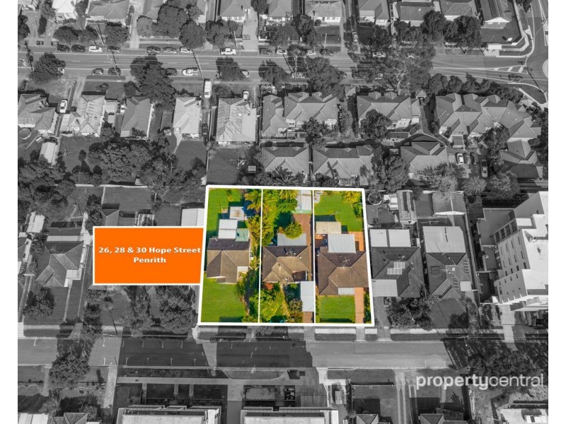 26, 28 & 30 Hope Street, Penrith NSW 2750