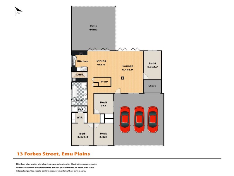 13 Forbes Street, Emu Plains NSW 2750 Floorplan