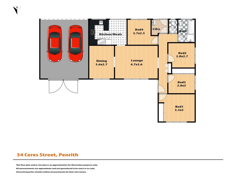 34 Ceres Street, Penrith NSW 2750 Floorplan