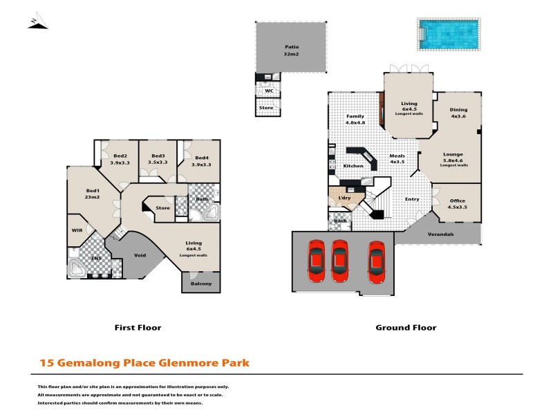 15 Gemalong Place, Glenmore Park NSW 2745 Floorplan