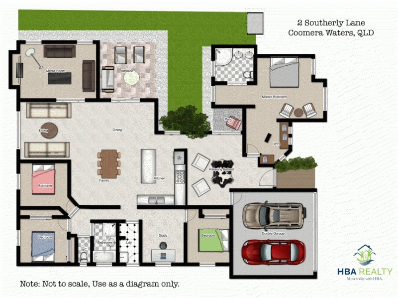 2 Southerly Lane, Coomera Waters QLD 4209 Floorplan