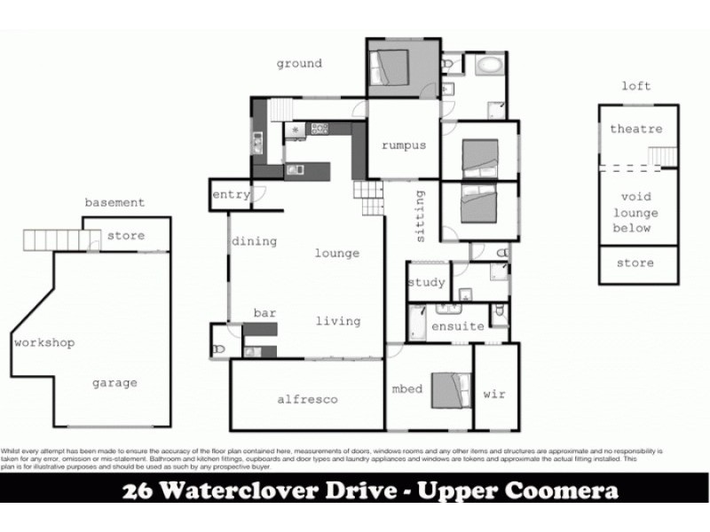 26 Waterclover Dr, Upper Coomera QLD 4209 Floorplan