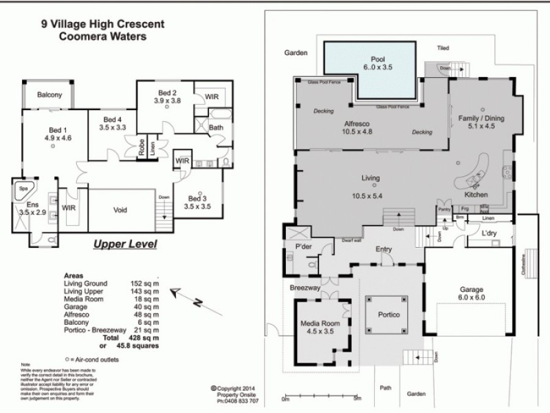 9 Village High Crescent, Coomera Waters QLD 4209 Floorplan