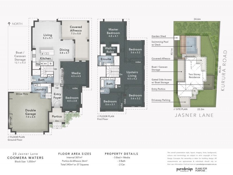 20 Jasner Lane, Coomera Waters QLD 4209 Floorplan