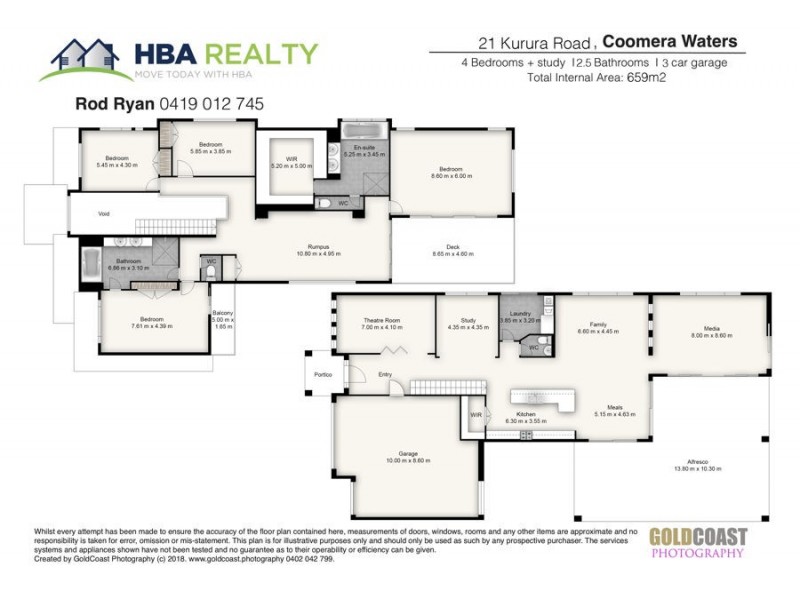 21 Kurura Road, Coomera Waters QLD 4209 Floorplan
