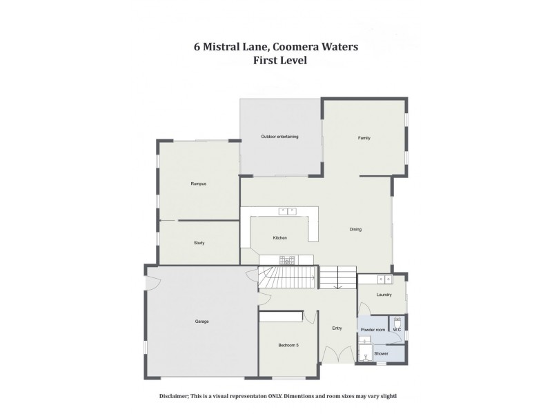 6 Mistral Lane, Coomera Waters QLD 4209 Floorplan