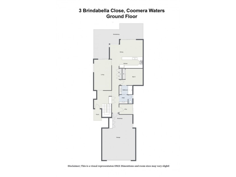 3 Brindabella Close, Coomera Waters QLD 4209 Floorplan