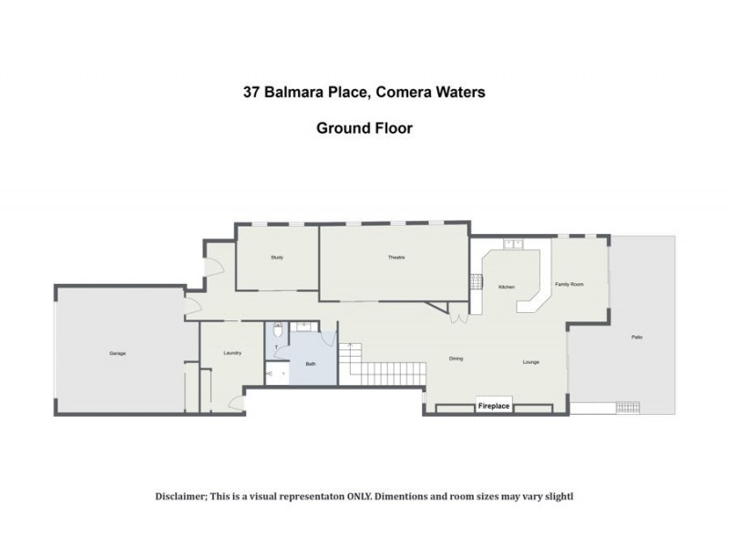 37 Balmara Place, Coomera Waters QLD 4209 Floorplan