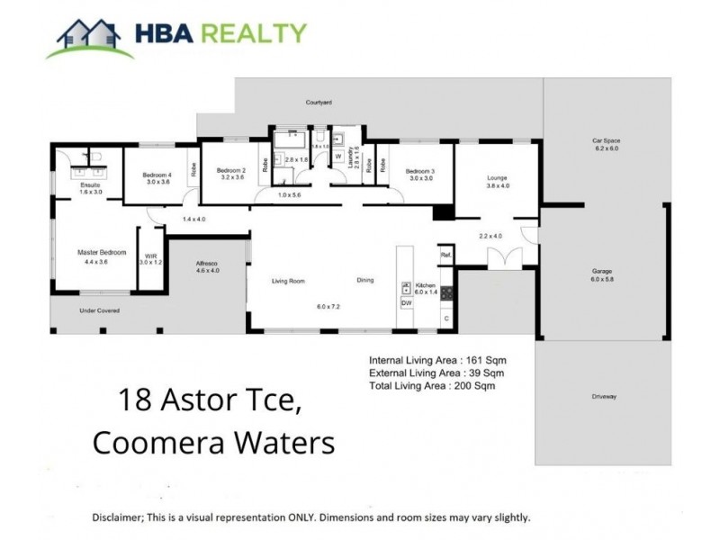 18 Astor Terrace, Coomera Waters QLD 4209 Floorplan