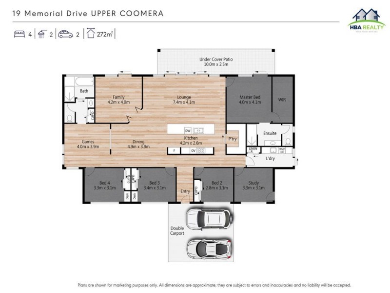 19 Memorial Drive, Upper Coomera QLD 4209 Floorplan