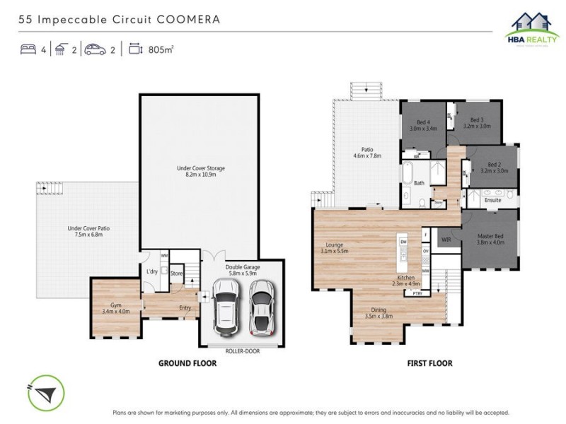 55 Impeccable Circuit, Coomera Waters QLD 4209 Floorplan