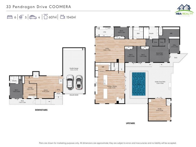 33 Pendragon Drive, Coomera Waters QLD 4209 Floorplan