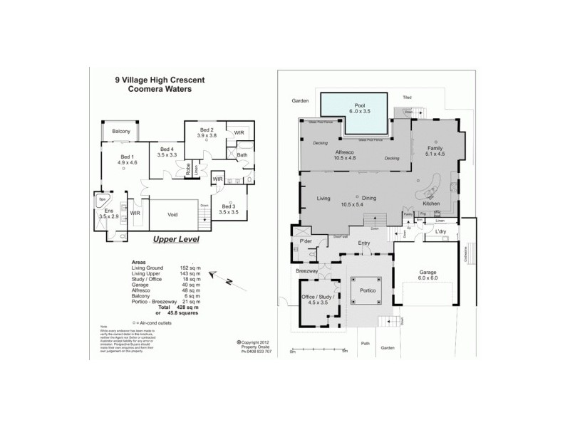 9 Village High Crescent, Coomera Waters QLD 4209 Floorplan