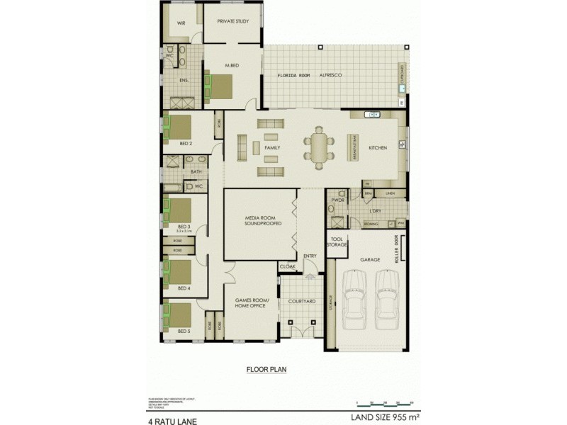 4 Ratu Lane, Coomera Waters QLD 4209 Floorplan