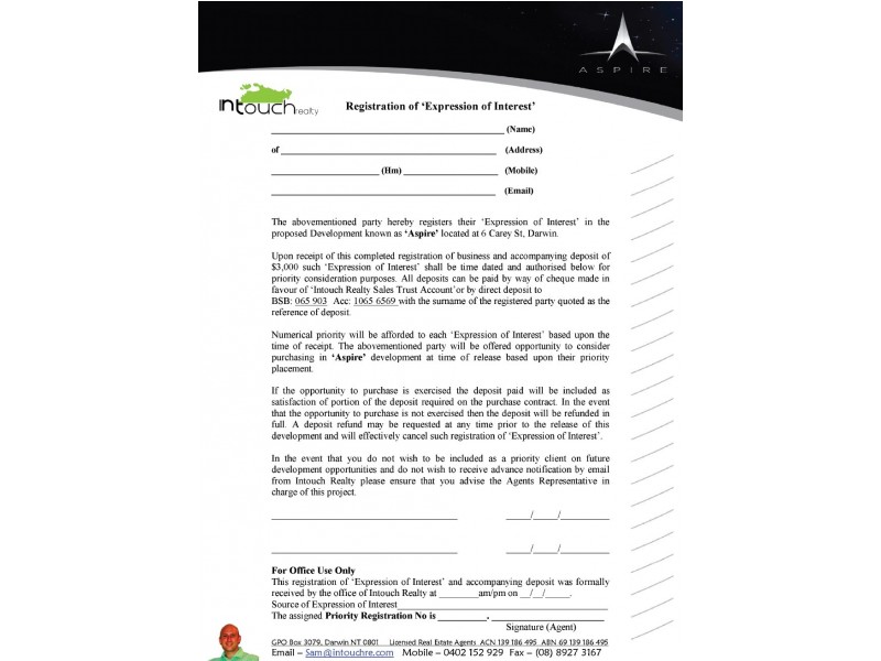 The Aspire ( 3 Bedroom apartments ), Darwin NT 0800