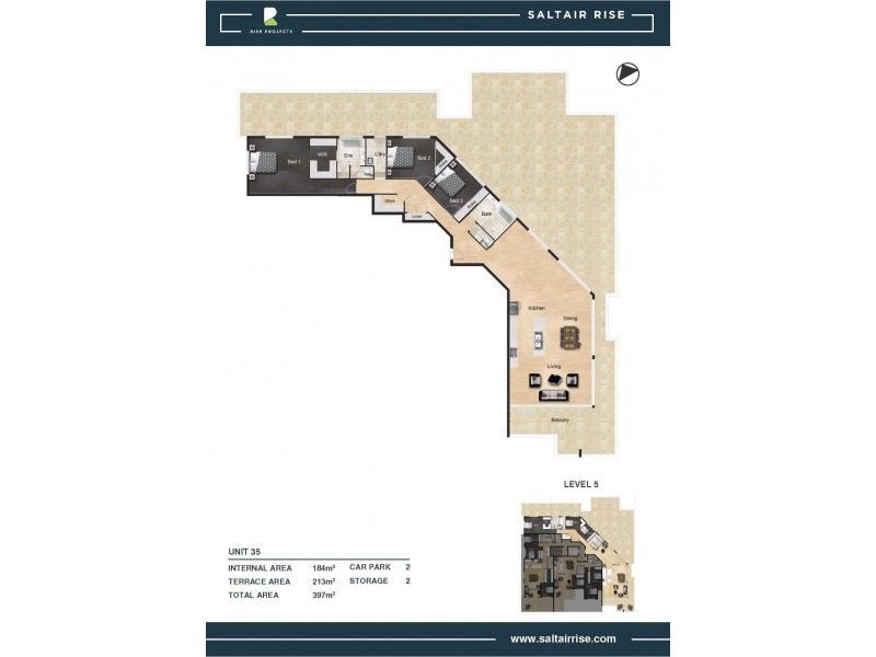 35/33-35 Saltair Street, Kings Beach QLD 4551 Floorplan