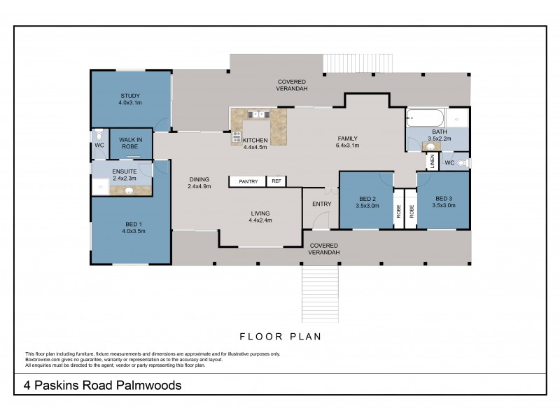 4 Paskins Road, Palmwoods QLD 4555 Floorplan