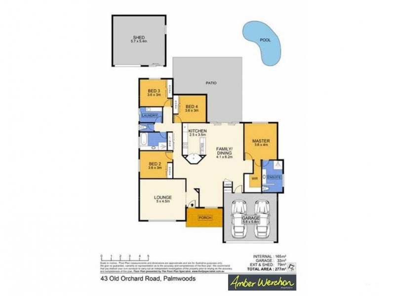 43 Old Orchard Drive, Palmwoods QLD 4555 Floorplan