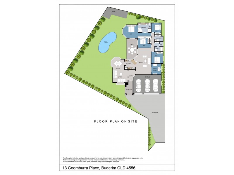13 Goomburra Place, Buderim QLD 4556 Floorplan