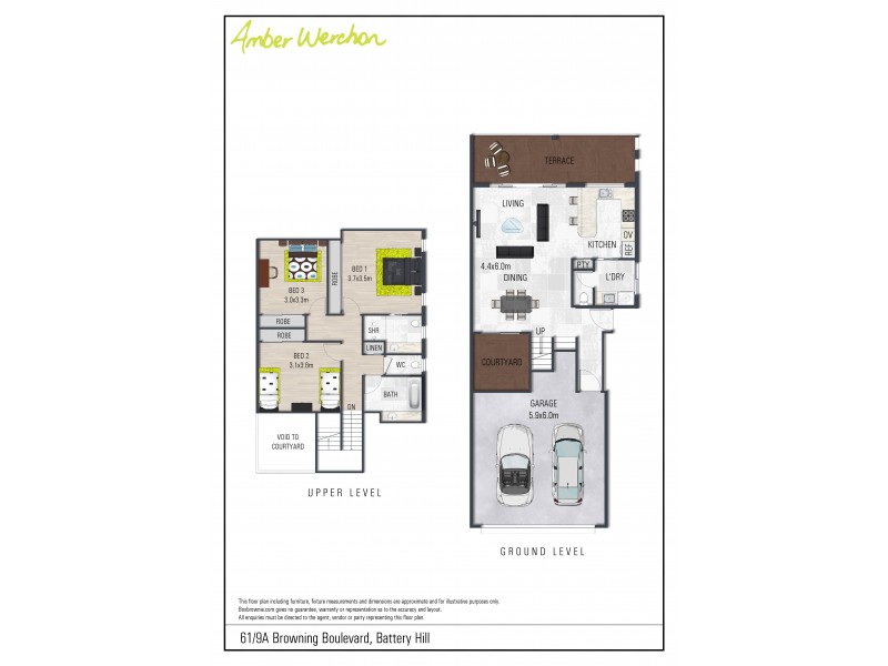 61/9A Browning Boulevard, Battery Hill QLD 4551 Floorplan