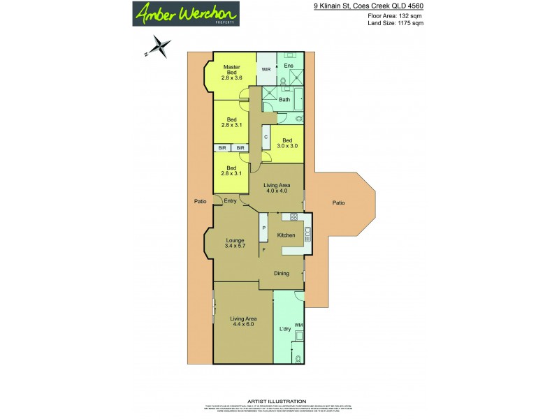 9-11 Klinain Street, Coes Creek QLD 4560 Floorplan