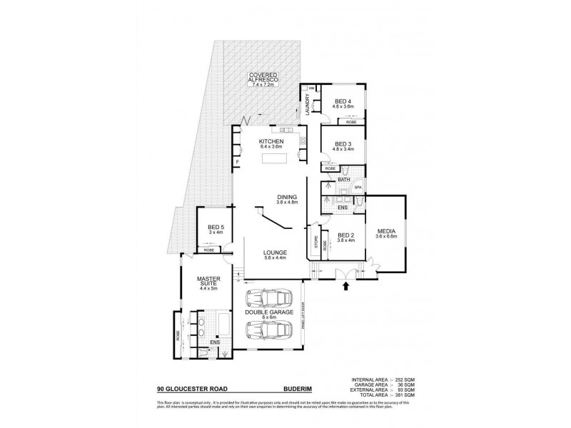 90 Gloucester Road, Buderim QLD 4556 Floorplan