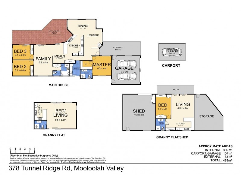 378 Tunnel Ridge Road, Mooloolah Valley QLD 4553 Floorplan