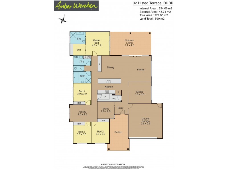 32 Histed Terrace, Bli Bli QLD 4560 Floorplan