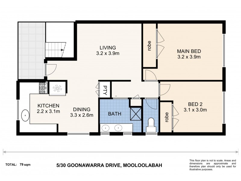 5/30 Goonawarra Drive, Mooloolaba QLD 4557 Floorplan