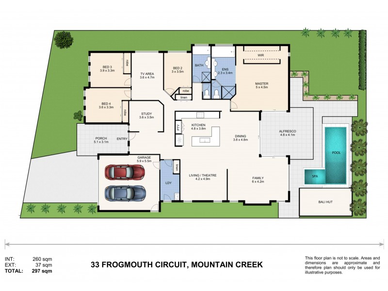 33 Frogmouth Circuit, Mountain Creek QLD 4557 Floorplan