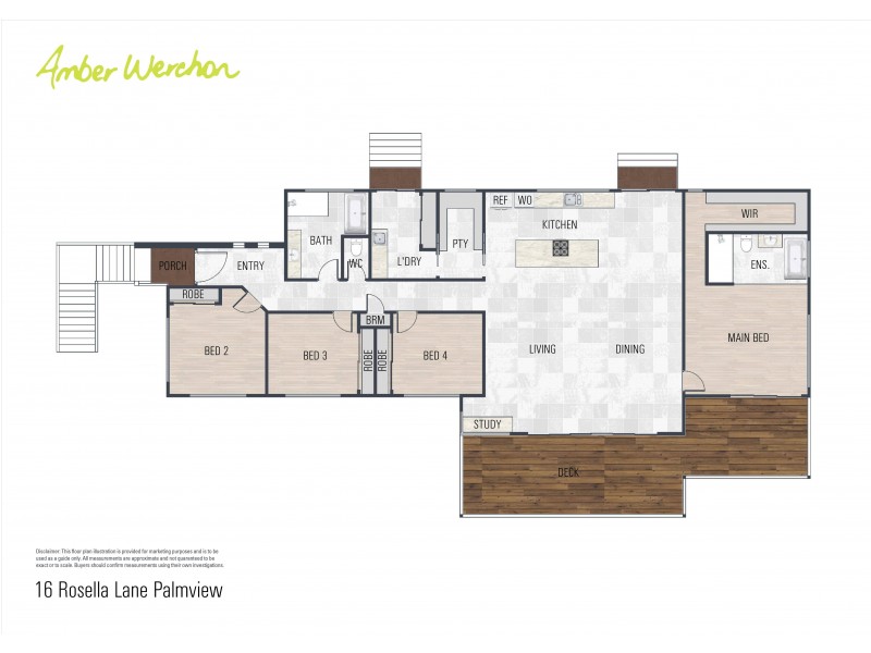 16 Rosella Lane, Palmview QLD 4553 Floorplan
