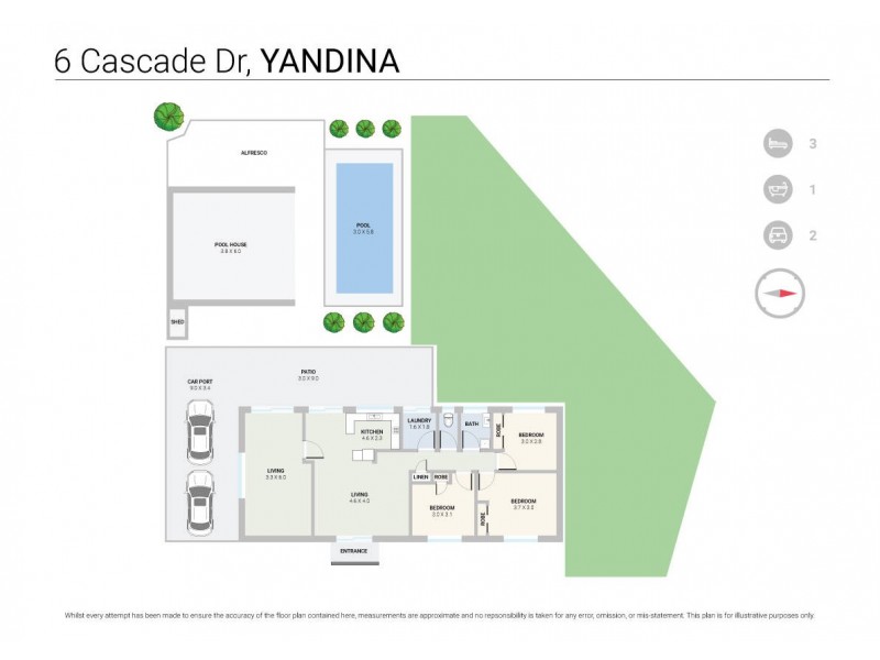 6 Cascade Drive, Yandina QLD 4561 Floorplan