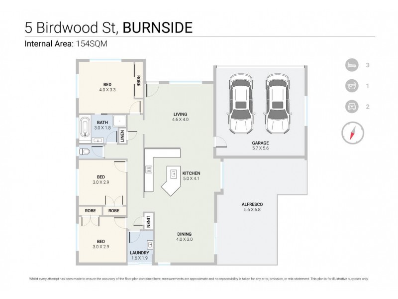 5 Birdwood Street, Burnside QLD 4560 Floorplan