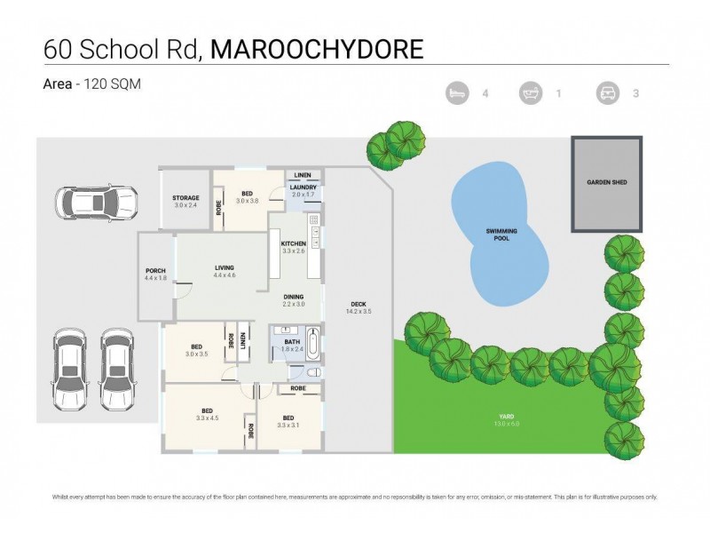 60 School Road, Maroochydore QLD 4558 Floorplan