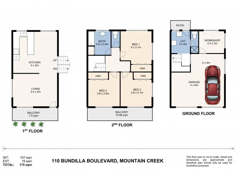 110 Bundilla Boulevard, Mountain Creek QLD 4557 Floorplan