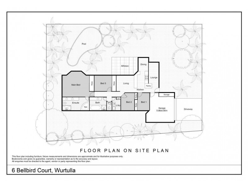 6 Bellbird Court, Wurtulla QLD 4575 Floorplan