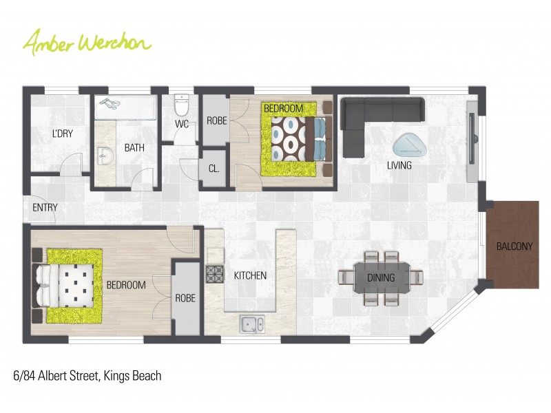 6/84 Albert Street, Kings Beach QLD 4551 Floorplan