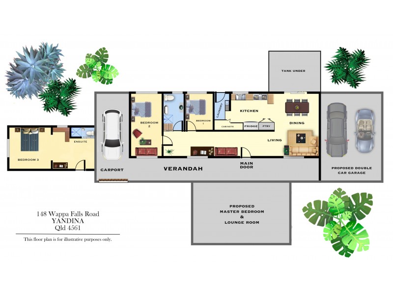 148 Wappa Falls Road, Yandina QLD 4561 Floorplan
