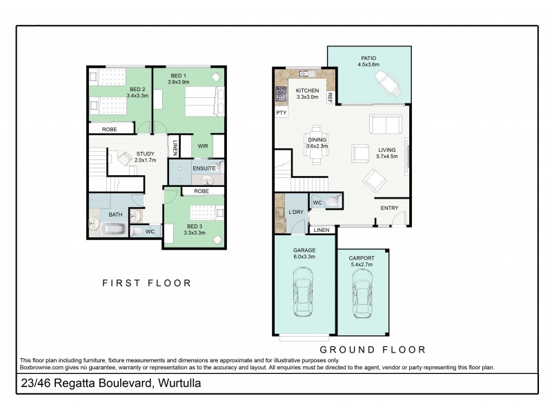 23/46 Regatta Boulevard, Wurtulla QLD 4575 Floorplan