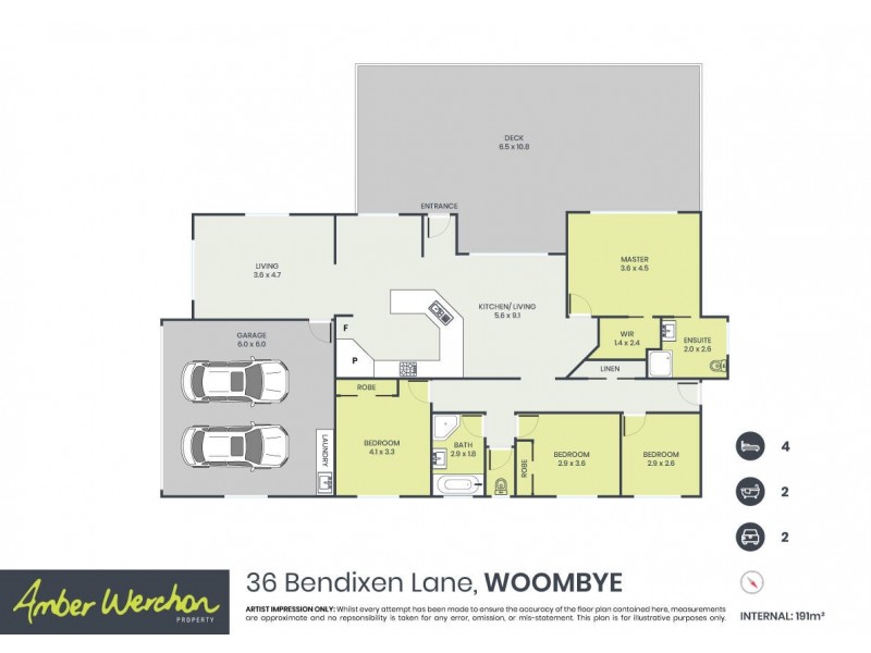 36 Bendixen Lane, Woombye QLD 4559 Floorplan
