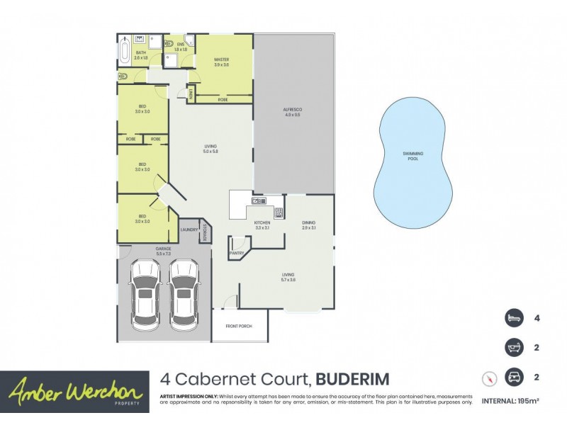 4 Cabernet Court, Buderim QLD 4556 Floorplan
