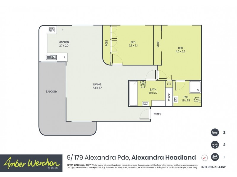 9/174 Alexandra Parade, Alexandra Headland QLD 4572 Floorplan