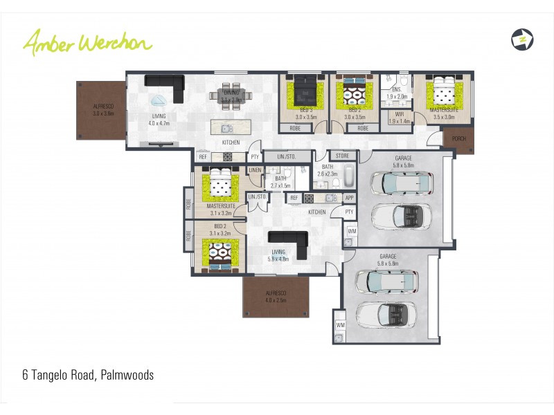 1/60-62 Broadsea Avenue, Maroochydore QLD 4558 Floorplan