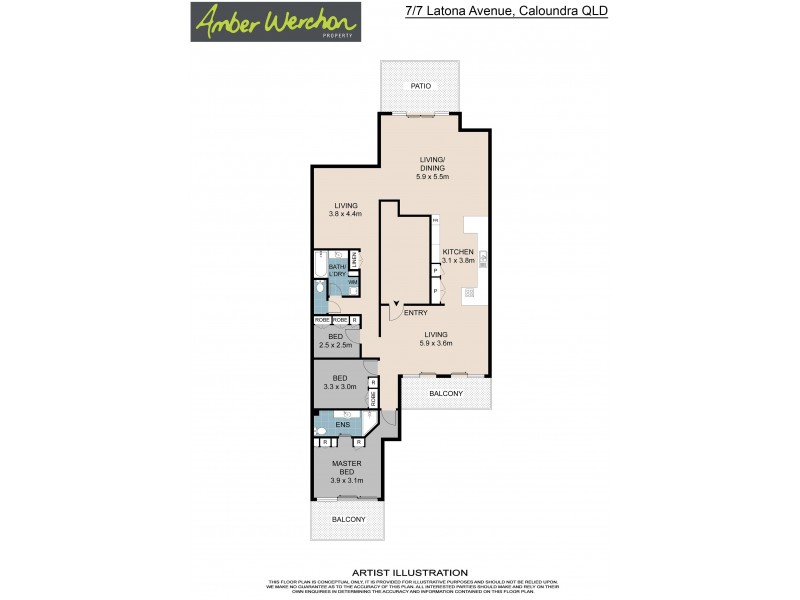 7/7 Latona Avenue, Caloundra QLD 4551 Floorplan